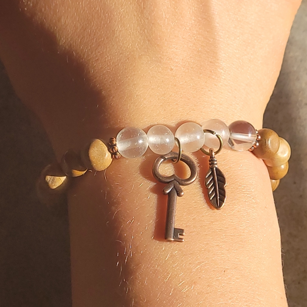 🖤3/$50  Tigerskin Jasper Stone Handmade Bracelet